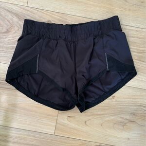 Lululemon black shorts size 6